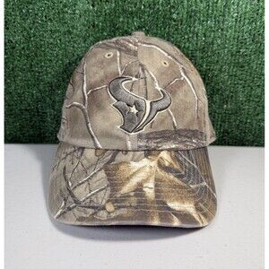 47’ Brand NFL Houston Texans Realtree Camo Fitted Hat Hunting Men’s Size Large